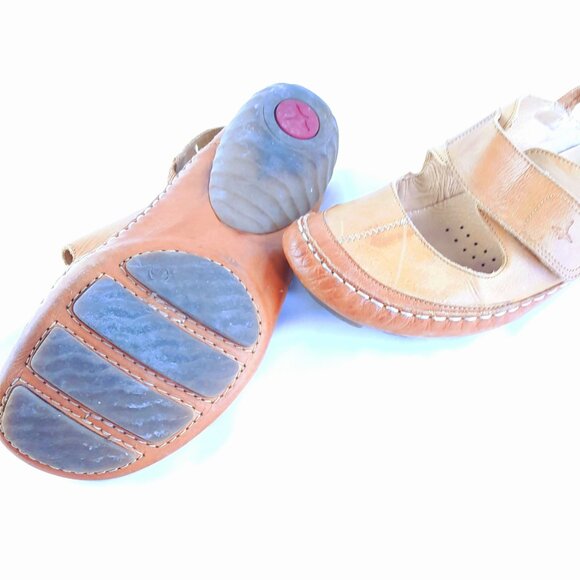 Size 8 Pikolinos tan leather low dress summer Streetwear shoes - Picture 7 of 10